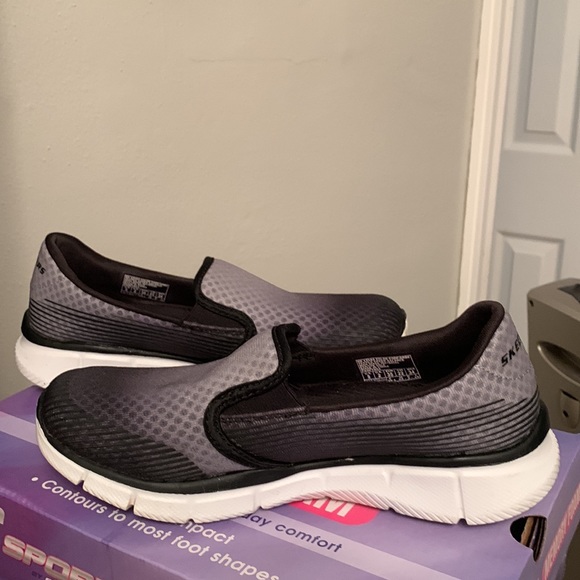 Skechers Dual-Lite Slip Ins Memory Foam Air-Cooled Shoes Slip Ons - Picture 4 of 11